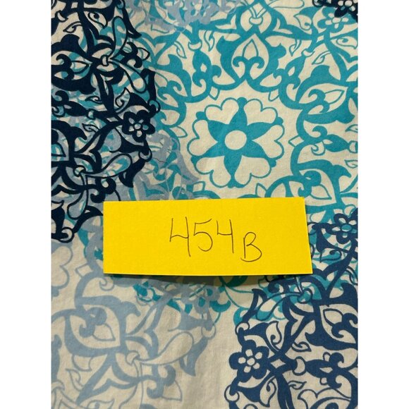 Talbots Petites Blue White Floral Pattern Lined Wrap Skirt Size 6 Preppy - Picture 8 of 9